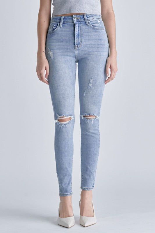 helgen snesevis forskel Washed Out High Waisted Jeans – Beyondtrends.com