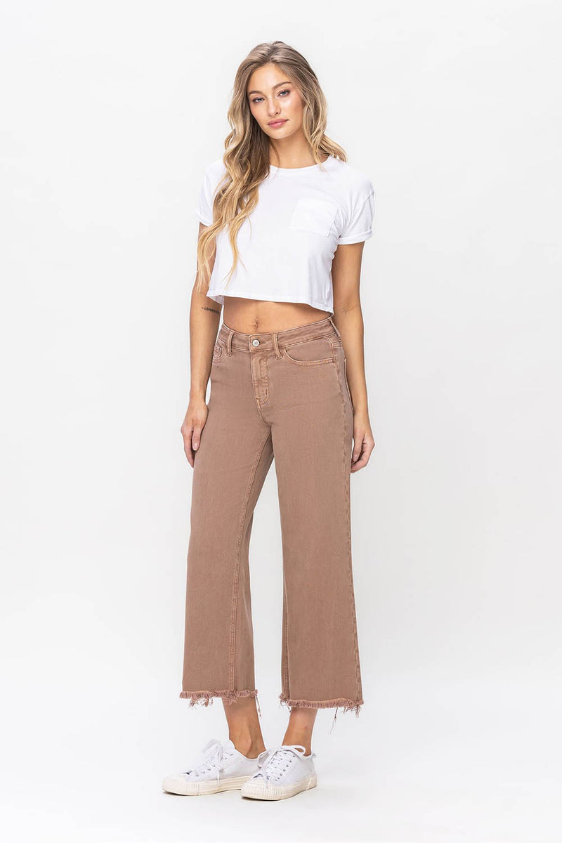 High Rise Cropped Jeans