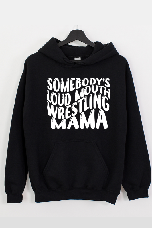 Loud Mouth Wrestling Mama Pullover Hoodie