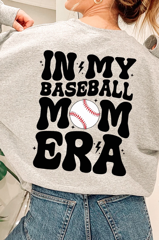 In My Baseball Era Crew Neck Sweatshirt