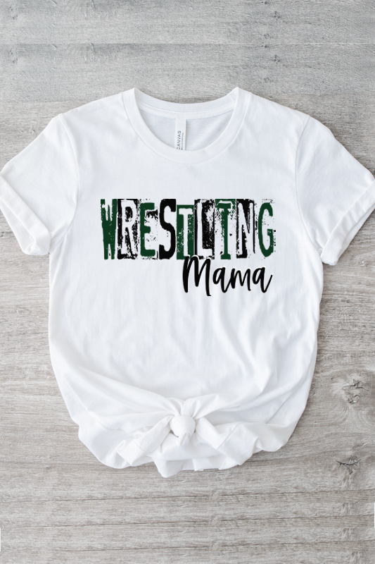 Distressed Wrestling Mama S/S Tee