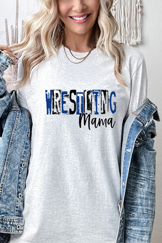 Distressed Wrestling Mama Tee