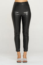 Faux Leather Highrise Pants