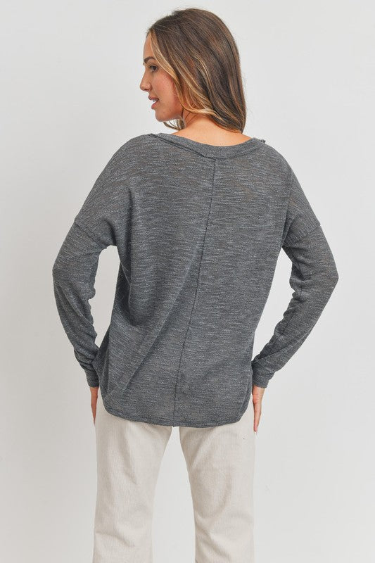 L/S Lined Top