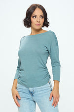 Sided Button Top