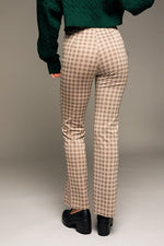 Checkered Flared Pants