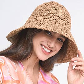 Cut Out Bamboo Hat