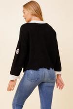 Knitted Patch Sweater