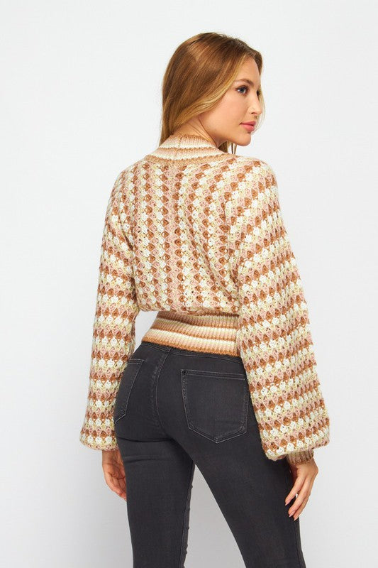 Knit Button Sweter