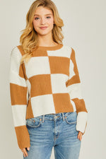 Color Block Square Sweater